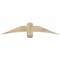 Ekena Millwork Bellingham Rough Sawn Timber Gable Bracket, Douglas Fir, 60"W x 12"H x 4"D x 6"F, 5/12 Pitch GBW060X12X0406BEL00RDF - alternate 1